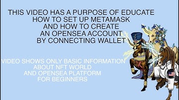 How to Create OpenSea NFT account | Connect to MetaMask