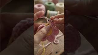 crochet flower#crochet#yarnit