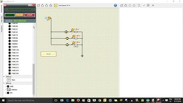 Electronic circuit LED simulator simulIDE simulation
