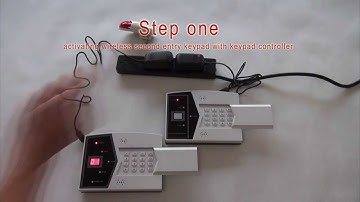 How to activating new second entry keypad ( 2014 model ) ? www.aasalarm.com