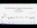 The Pink Panther Theme (La Pantera Rosa) Fingerstyle Guitar Another ver. Arrangement with TAB