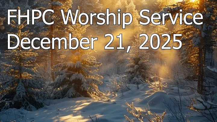12.21.25 Sunday Worship Livestream
