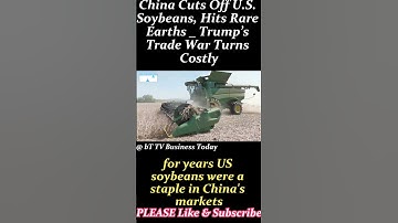 China Cuts Off U.S. Soybeans, Hits Rare Earths _ Trump’s Trade War Turns Costly