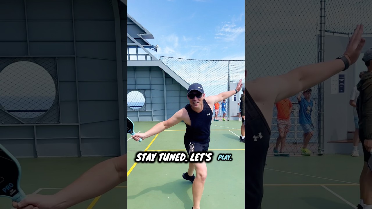 We Tried Pickleball on Our Cruise… BIG MISTAKE! 😂🏓