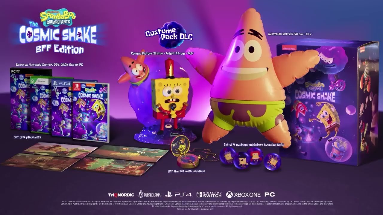 Bikini Bottomites Come Together In The New Gameplay Trailer For SpongeBob SquarePants: The Cosmic Shake 2 YouTube player