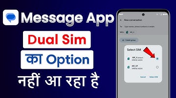 Change Default Sim For Message In Android | Dual Sim Option Missing From Message App 2025