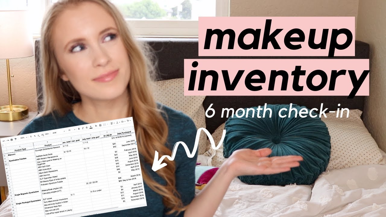 MAKEUP INVENTORY 2019 | updated numbers, goals, & total collection ...