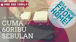 Cara Lebih Detail Pasang WIFI Sendiri di Rumah Tanpa Kabel Telepon - Durasi: 11.06. 