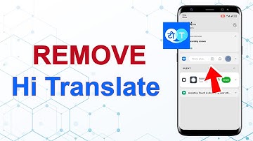 How to Remove Hi Translate on Screen Infinix | Hi Translate Settings