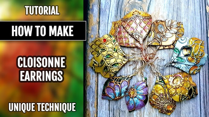  Making Metal Wire Accessories, Painting 50 Gold Tools,  Cloisonne Crafts, Painting Enamel, DIY Artwork, Painting and Sewing