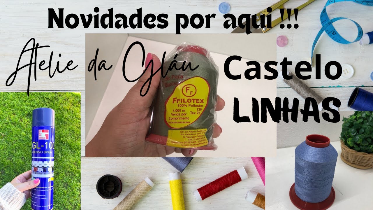 NOVIDADE POR AQUI - MUITO EMPOLGADA PRA DIVIDIR COM VOCÊS - LINHAS DE BORDAR - ENTRETELA - COLASPRAY