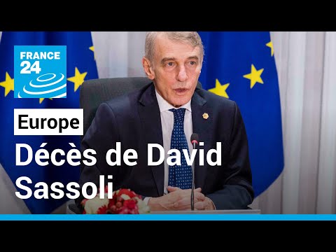 Le président du Parlement européen, l'Italien David Sassoli, est mort • FRANCE 24