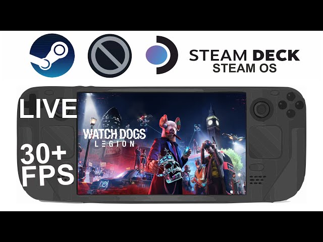 STEAM DECK 🔵 Watch Dogs: Legion🔵➤ CHECK GAME ➤ПРОВЕРКА ИГРЫ ➤[2K 1440p]➤  #steamdeck 