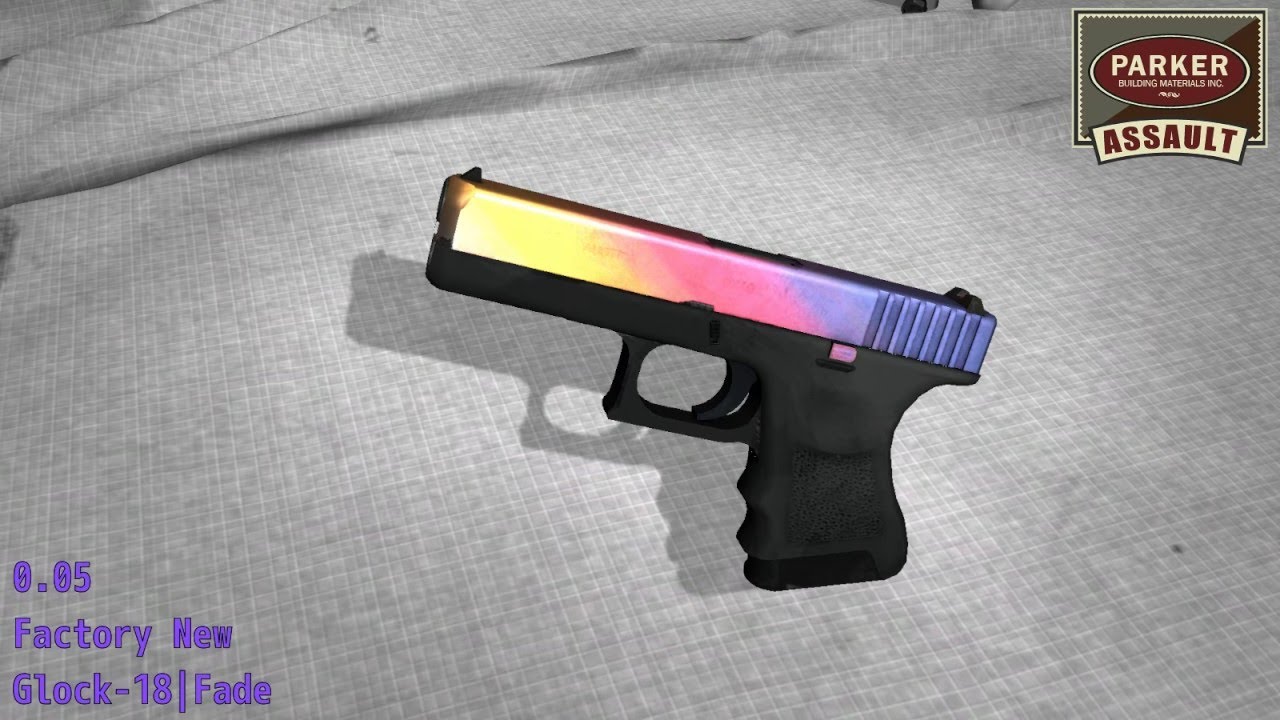 CSGO, Sparkles, Trilluxe, Glock fade tradeups, fade, tradeups, #1 float, gl...