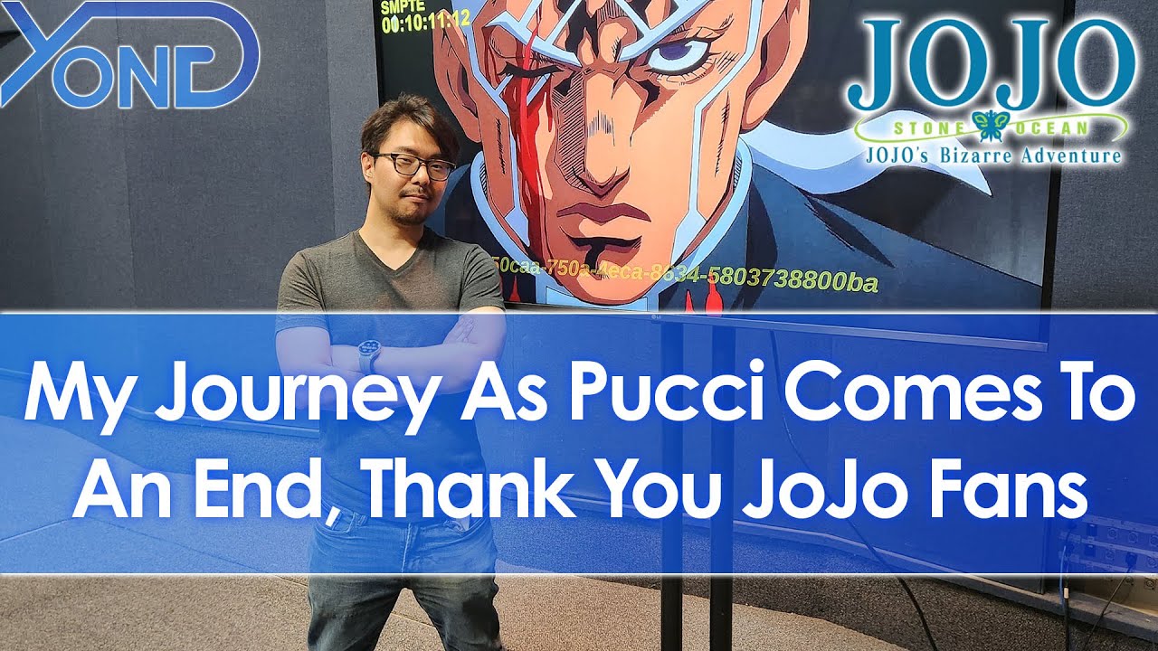 My Dream Journey As The Voice Of Pucci Comes To An End, Thank You JoJo Stone Ocean Fans