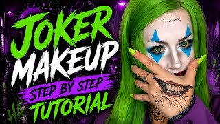 JOKER MAKEUP TUTORIAL 🤡 | Step-by-Step Halloween Makeup