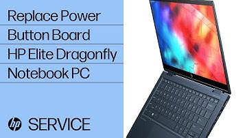 Replace the Power Button Board | HP Elite Dragonfly Notebook PC | HP