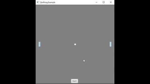 Zen Pong Game in Java Language + Code