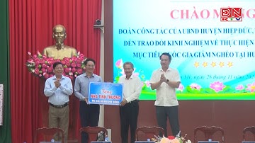 Huyện Cẩm Mỹ tiếp và làm việc với đoàn công tác của UBND huyện Hiệp Đức, tỉnh Quảng Nam