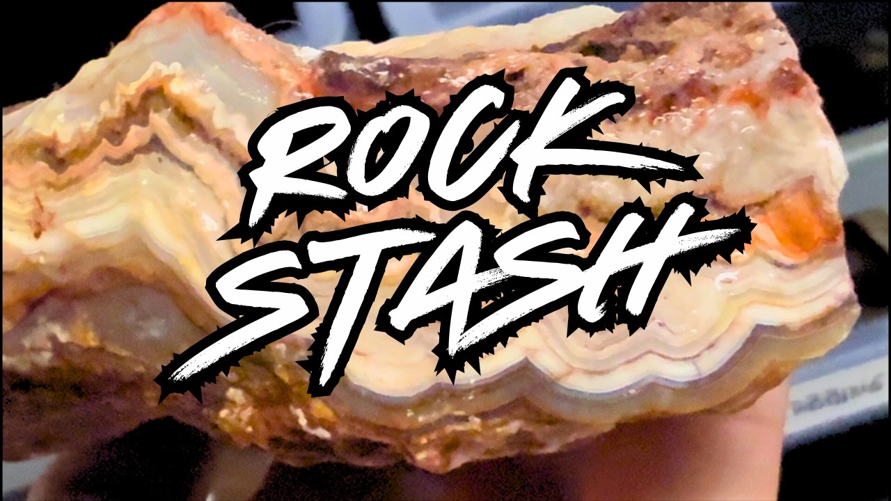 What's in My ROCK STASH? Agates, Slabs, Jasper, Petrified Wood, Thundereggs, Jade, TOO MUCH TO LIST!