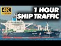 Ship spotting  relax music  1 hour bosphorus marine traffic
