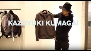 KAZUYUKI KUMAGAI　カシミヤ混ニットフラノ ZIP UPパーカー 【商品紹介】