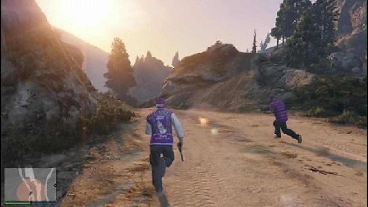 GTA 5 caccia con mio amico