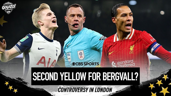 Bergvall SHOULD have been sent off! | Golazo Matchday | CBS Sports Golazo