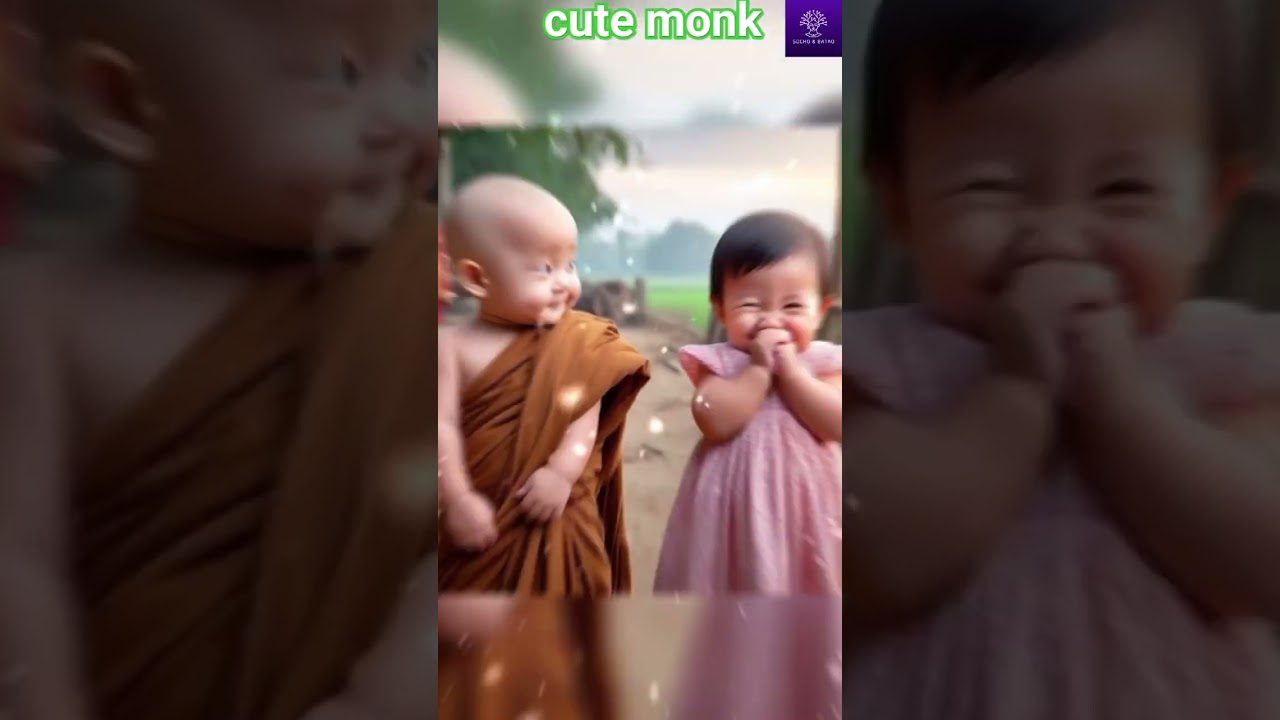 Funny Moments of Cute Monk 😁| 