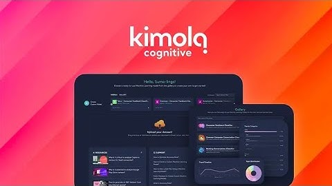 Kimola Cognitive Review:Analyze and classify consumer reviews with a no-code machine learning tool