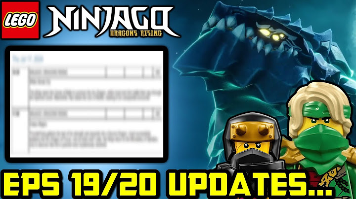 MANY Eps 19/20 Updates... 👀 Ninjago Dragon Rising Season 3 Part 2 News and Rumors!