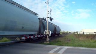 Very Short CP Train Crosses Crumlin Sideroad