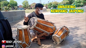 UNBOXING KENDANG JAIPONG BARU KAYU NANGKA FULL KERBAU || RJ MUSIK