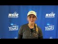 2025 #NSICWGolf Post Round 2 Interview - Emerson Garlie (MSU)