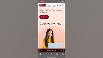 Idfc bank account video kyc problem solved✅