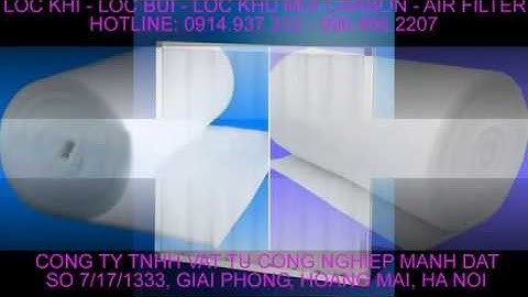 Lưới lọc AHU, Bông lọc AHU, Tấm lọc khí, Bông lọc bụi, Bông lọc khí