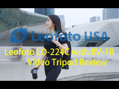 Leofoto USA: Leofoto LO-224C with BV-1R travel video tripod kit