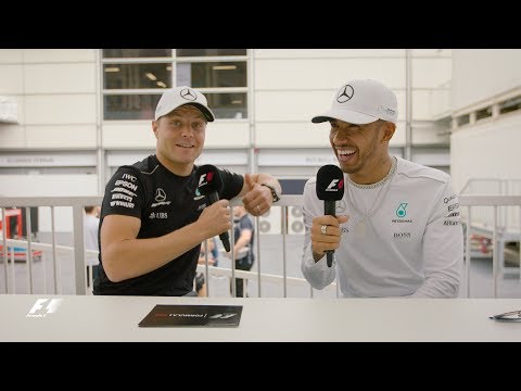 Mercedes' Lewis Hamilton & Valtteri Bottas | F1 Grill the Grid 2017