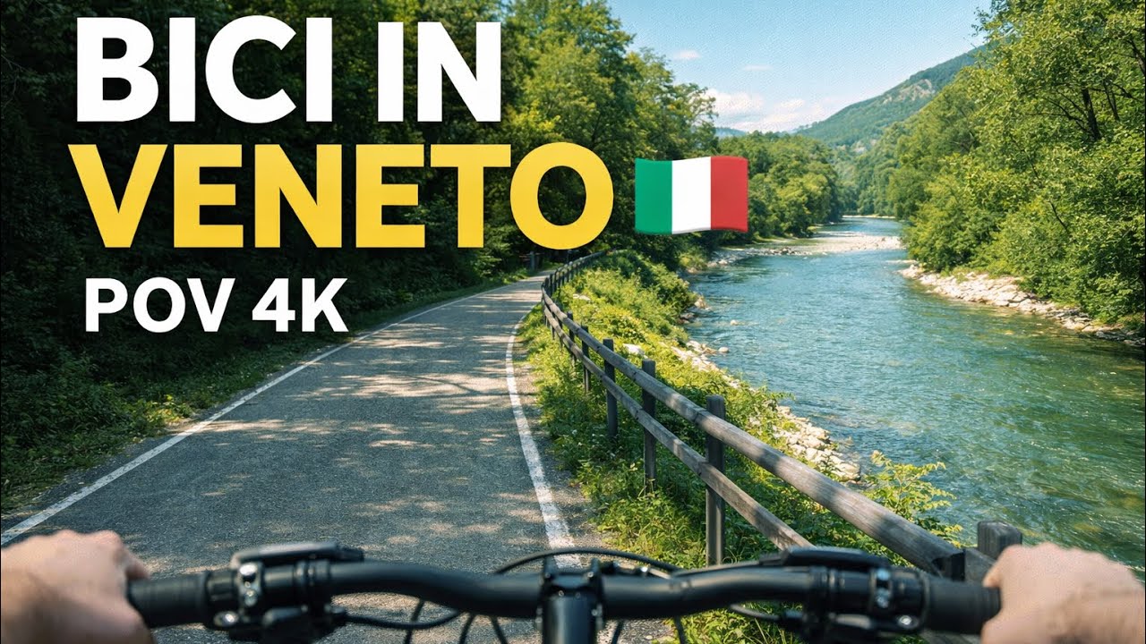 Da Montecchio Maggiore ad Arzignano 🇮🇹 | Giro in Bici lungo il Fiume Chiampo (POV 4K)