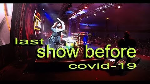 KOTAK SHOW before COVID -19 | TERBANG New Version - KOTAK X Melly Mono [DRUM CAM]