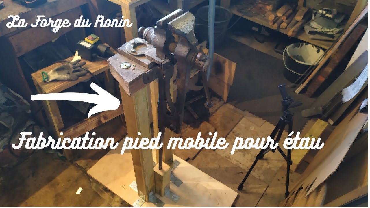 Fabriquer un pied mobile pour etau