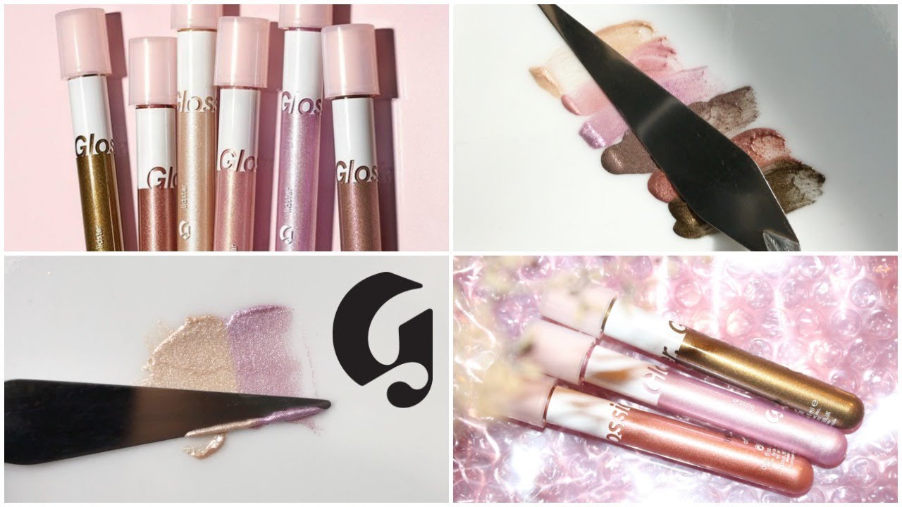 mixing all 6 glossier lidstars + lidstar duos