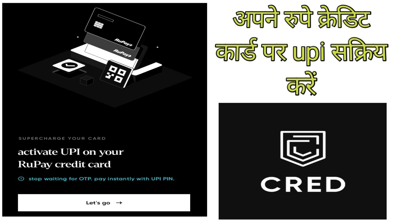 How to Link Rupay card to UPI on Cred app
