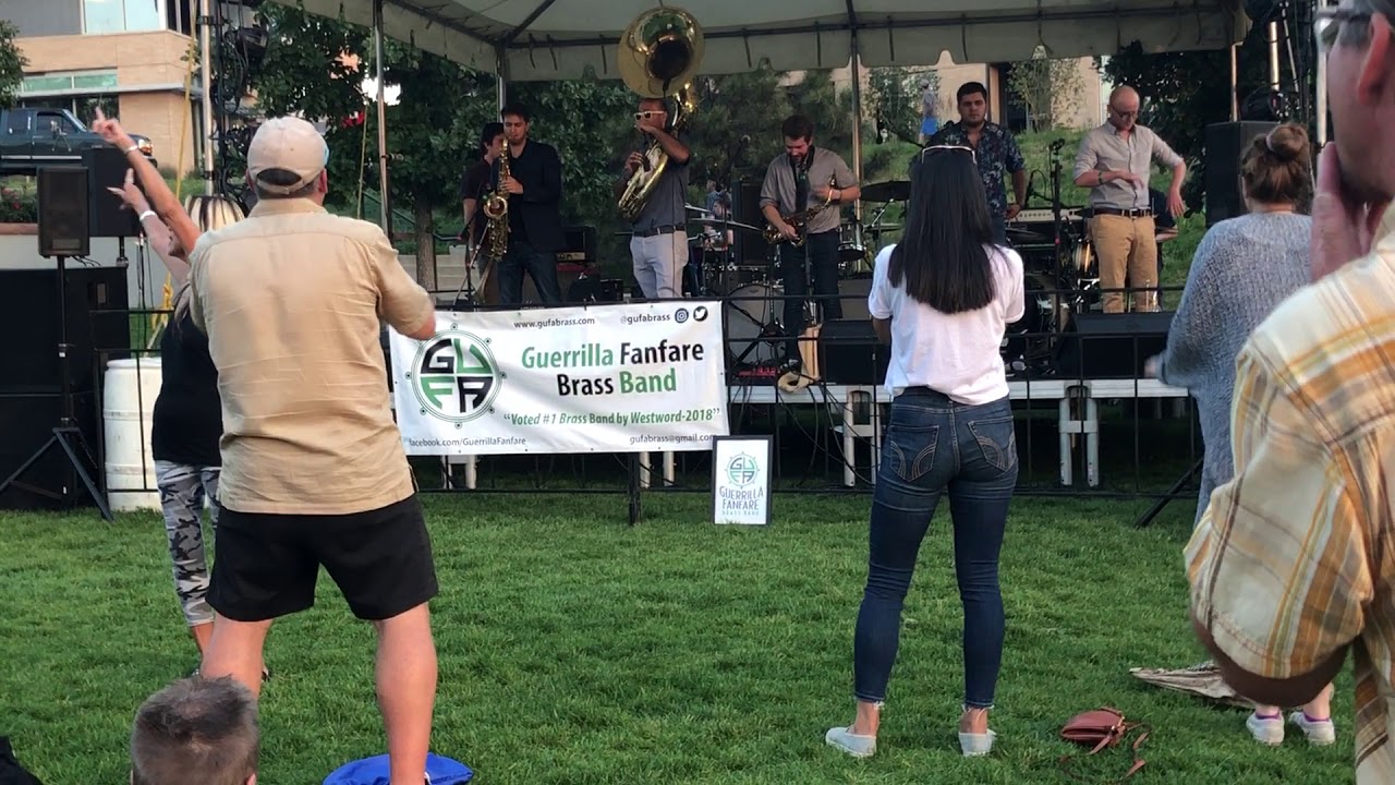 Watch Guerrilla Fanfare Brass Band at Greenway Foundation Charity Event on YouTube Watch Guerrilla Fanfare Brass Band at Greenway Foundation Charity Event on YouTube