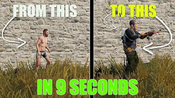 Rust - FROM NAKED TO FULL AK IN 9 SECONDS (Craziest spawn of my life)