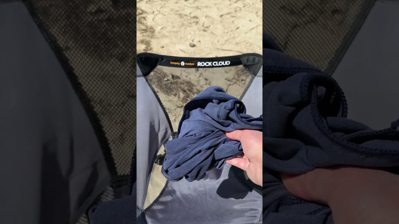 Beach towel, no sand, dries quickly and is super compact.