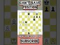CAN&#39;T SAVE POSITION #chess #battlechess #playchess #chesspuzzle #chessgrandmaster #puzzle #chessclub