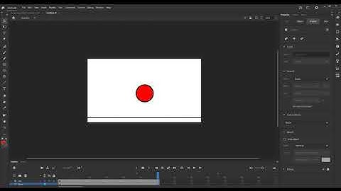 How to animate a bouncing ball gif in adobe animate (easy)