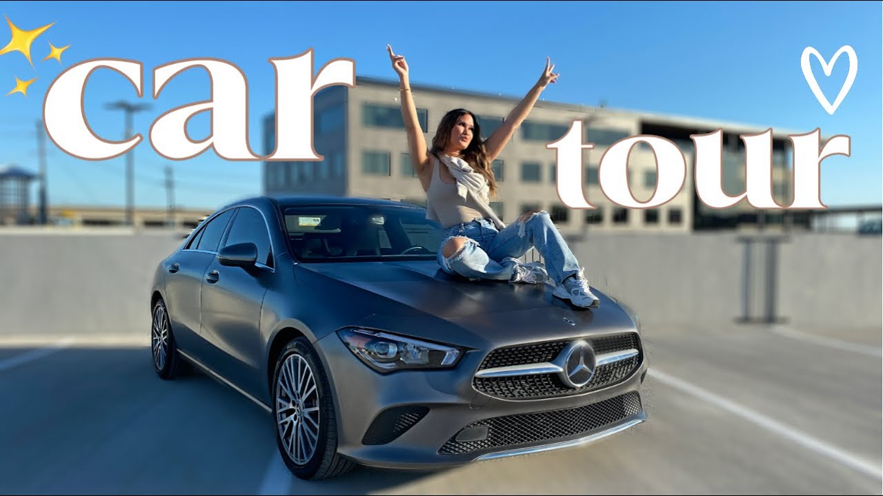 SELLING LIPGLOSS GOT ME A NEW CAR!! my car tour 2021| 2020 mercedes cla 250 coupe