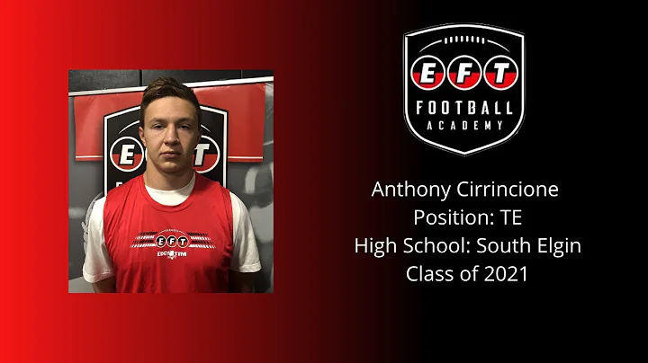 Anthony Cirrincione | South Elgin High School | Class of 2021 | TE